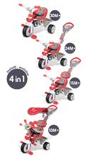 Tricicli dai 10 mesi - Triciclo Baby Driver Confort Smoby rosso dai 10 mesi_5