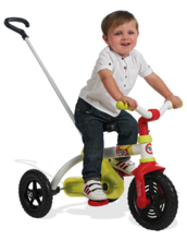 Tricicleta cu lanț - Tricicletă Mountain bike Smoby cu lanţ şi cu mâner de împins de la 15 luni_3