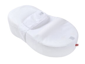 Gnjezdo za spavanje za bebe Cocoonababy® 10° Fleur de coton® White Red Castle s napinjućom ceradom bijelom, za dob od 0 do 3 mjeseca