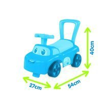 Ride-ons from 10 months - Auto Blue Ride on Smoby Baby Walker and Ride-on Toy with storage space and backrest, 10 months and over, blue_0
