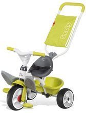 Tricikli za djecu od 10 mjeseci - SMOBY 444192 trojkolka Baby Balade Vert so slnečníkom vodiacou tyčou a ohrádkou zelená od 10 mesiacov _1