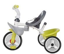 Triciclete de la 10 luni - Tricicletă Baby Balade Vert Smoby cu copertină verde-alb de la vârsta de 10 luni_0