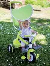 Triciklik 10 hónapos kortól - Tricikli Baby Balade Vert Smoby napernyővel zöld-fehér 10 hó-tól_8