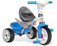 Tricikli za djecu od 10 mjeseci - SMOBY 444208 trojkolka Baby Balade Bleu so slnečníkom vodiacou tyčou a ohrádkou modrá od 10 mesiacov _1