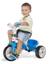 Triciclete de la 10 luni - Tricicletă Baby Balade Blue Smoby cu copertină albastru-alb de la vârsta de 10 luni_2