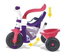 Tricikli od 10. meseca - Tricikel Be Move Confort Pink Smoby s torbo rožnati od 10 mes_0
