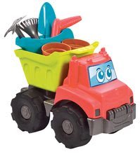 Tretfahrzeuge Sets für Kinder - Trettraktor-Set Claas Farmer XL Frog Smoby mit Anhänger und Eimer mit Eimerset Castle_4