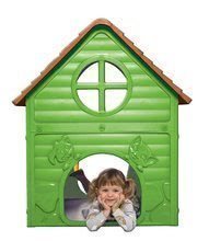 Domečky pro děti - Zahradní domeček My First Playhouse Dohány zelený s květinkou na střeše od 24 měsíců_0