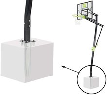 Košarka  - Košarkarski koš s tablo in obročem Galaxy Inground basketball Exit Toys kovinska konstrukcija namestitev na tla nastavljiva višina_2