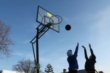 Basketbal -  NA PREKLAD - Estructura de baloncesto con tablero y canasta Galaxy Inground basketball Exit Toys Sujeción de acero al suelo, altura ajustable._1