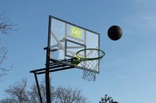 Košarka  - Košarkarski koš s tablo in obročem Galaxy portable basketball Exit Toys kovinska konstrukcija prenosljiv nastavljiva višina_1