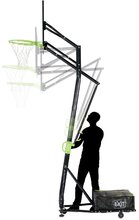 Basketbal - Basketbalová konštrukcia s doskou a košom Galaxy portable basketball Exit Toys oceľová prenosná nastaviteľná výška_2