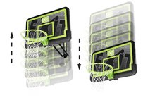 Košarka  - Košarkarski koš s tablo in obročem Galaxy wall mount system black edition Exit Toys kovinski nosilci za steno nastavljiva višina_1