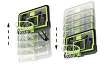 Koszykówka - Basketbalová konštrukcia s doskou a košom Galaxy wall mount system black edition Exit Toys oceľová uchytenie na stenu nastaviteľná výška_1