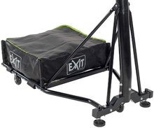 Mingi de baschet - Construcție de baschet cu tablă și coș flexibil Galaxy Portable Basket Black Edition Exit Toys din oțel portabilă înălțime reglabilă_0