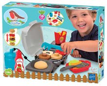 Einfache Spielküchen - Gartengrill Garden&Seasons Écoiffier mit Hamburger und 19 Zubehörteilen ab 18 Monaten_0