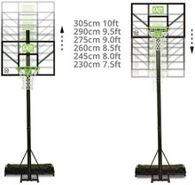 Basketbal -  NA PREKLAD - Básquetbol estructura con tablero y canasta Comet portable basketball Exit Toys Altura ajustable portátil de acero_2