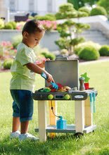 Bucătării simple de jucărie - Grătar pentru grădină The plancha Ecoiffier cu accesorii și alimente de bucătărie și 23 accesorii de la 18 luni_0