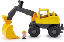 Homokozó autók - Munkagép markoló homokozóba Sand Play Digger Truck Écoiffier mozgatható kotrókanállal 18 hó-tól_0