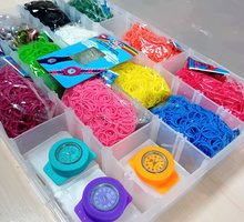 Rainbow Loom zestaw podstawowy  - Plastikowe pudełko Rainbow Loom od 6 roku życia_3