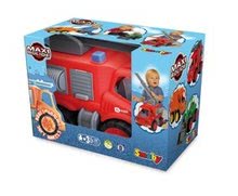Autá do piesku - Hasičské autíčko Maxi Bolide Smoby na hranie dĺžka 31 cm_3