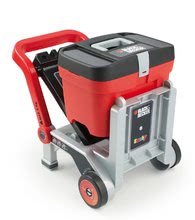 Pracovná detská dielňa - Pracovný vozík Black&Decker Devil Workmate 3v1 Smoby a kufrík s náradím Tooly_1