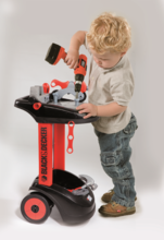 Régi termékek - Guruló munkapad Black & Decker Smoby mechanikus fúróval, 24 kiegészítővel_0