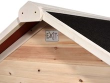 Drevené domčeky - Domček cédrový Loft 150 Natural Exit Toys veľký s vodeodolnou strechou prírodný_3
