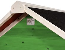 Drevené domčeky - Domček cédrový Loft 150 Green Exit Toys veľký s vodeodolnou strechou zelený_3