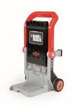 Pracovná detská dielňa - Pracovný vozík Black&Decker Devil Workmate 3v1 Smoby a kufrík s náradím Tooly_2