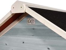 Lesene hišice - Hišica iz cedre na stebrih Loft 500 Blue Exit Toys z vodoodporno streho in peskovnikom ter 1,75 m toboganom modra_0