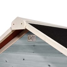 Drewniane domki - Domek cedrowy na filarach Loft 550 Blue Exit Toys duży z wodoodpornym dachem piaskownicą i 1,75 m zjeżdżalnią niebieski_1
