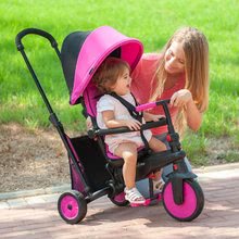 Tricikli za djecu od 10 mjeseci - Tricikl sklopivi smarTfold 6u1 300 Plus smarTrike TouchSteering ružičasti s EVA kotačima od 10 mjeseci_1