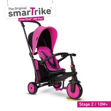 Tricikli za djecu od 10 mjeseci - Tricikl sklopivi smarTfold 6u1 smarTrike 300 Plus TouchSteering kompaktni s EVA kotačima ružičasti od 10 mjeseci_2