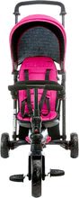 Tříkolky od 10 měsíců - Tříkolka skládací smarTfold 400S Pink 6v1 smarTrike TouchSteering růžová kompaktní s EVA kolečky od 9 měsíců_2