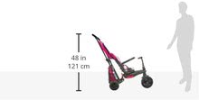 Rowerki trójkołowe od 10 miesiąca - Rowerek trójkołowy składany smarTfold 400S Pink 6w1 smarTrike TouchSteering różowy kompaktowy z kolami EVA  od 9 m-ca_7