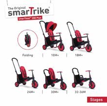 Tricikli za djecu od 10 mjeseci - Tricikl sklopivi smarTfold 6u1 smarTrike 300 Plus TouchSteering s EVA kotačima crveni od 10 mjeseci_4