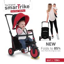 Tricikli za djecu od 10 mjeseci - Tricikl sklopivi smarTfold 6u1 smarTrike 300 Plus TouchSteering kompaktni s EVA kotačima crveni od 10 mjeseci_1