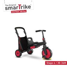 Tricikli od 10. meseca - Zložljiv tricikel smarTfold 6v1 smarTrike 300 Plus TouchSteering kompakten z EVA kolesi rdeč od 10 mes_3
