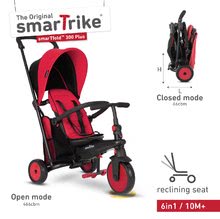Tricikli za djecu od 10 mjeseci - Tricikl sklopivi smarTfold 6u1 smarTrike 300 Plus TouchSteering kompaktni s EVA kotačima crveni od 10 mjeseci_5