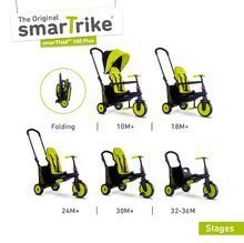 Tricikli za djecu od 10 mjeseci - Tricikl preklopni i sklopivi smarTfold 6u1 smarTrike 300 Plus Green TouchSteering kompaktan s EVA kotačićima od 10 mjes_4