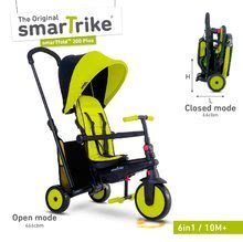 Tricikli za djecu od 10 mjeseci - Tricikl preklopni i sklopivi smarTfold 6u1 smarTrike 300 Plus Green TouchSteering kompaktan s EVA kotačićima od 10 mjes_6