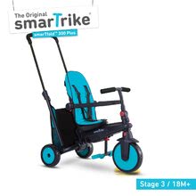 Tricikli za djecu od 10 mjeseci - Tricikl sklopivi smarTfold 6u1 smarTrike 300 Plus TouchSteering kompaktni s EVA kotačima plavi od 10 mjeseci_0