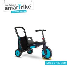 Tricikli od 10. meseca - Zložljiv tricikel smarTfold 6v1 smarTrike 300 Plus TouchSteering kompakten z EVA kolesi moder od 10 mes_3