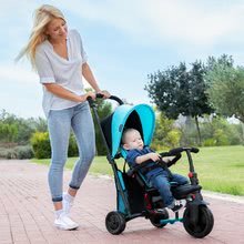 Triciclete de la 10 luni - Tricicletă pliabilă smarTfold 400 S Blue 6în1 smarTrike Touch Steering albastru cu roți compacte EVA de la 9 luni_1