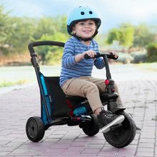 Kinderdreiräder ab 10 Monaten - Dreirad faltbar smarTfold 400S Blue 6v1 smarTrike blau TouchSteering compact mit EVA-Rädern ab 9 Monaten_1