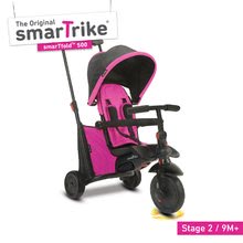 Tricikli za djecu od 10 mjeseci - Tricikl sklopivi smarTfold 7u1 500 TouchSteering smarTrike ružičasti podstavljeni s EVA kotačima od 9 mjeseci_2