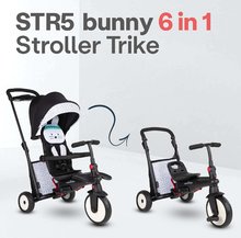 Tricikli od 6. meseca - Tricikel in voziček zložljiv STR5 toT's Bunny 7v1 smarTrike Zajec s premičnim sedežem TouchSteering z EVA kolesi od 6 mes_1