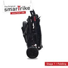 Tricikli od 10. meseca - Zložljiv tricikel smarTfold 7v1 smarTrike 500 Touch Steering oblazinjen z EVA kolesi siv od 9 mes_2