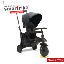 Tricikli za djecu od 10 mjeseci - Tricikl sklopivi smarTfold 7u1 smarTrike 500 Touch Steering podstavljeni s EVA kotačima sivi od 9 mjeseci_0
